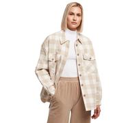 Urban Classics Damen Ladies Flanell Padded Overshirt