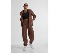 Urban Classics flauschige Damen-Sweathose schokobraun L