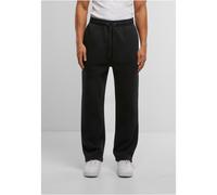 Urban Classics flauschige Jogginghose mit Pintuck-Details, schwarz, XXL