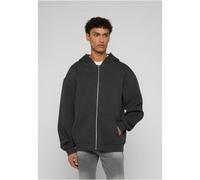 Urban Classics Flauschiger Hoodie mit Reißverschluss, Plumviolett, Größe S