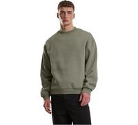 Urban Classics Men's TB6751-Fluffy Crewneck T-Shirt, paleolive, 5X-Large
