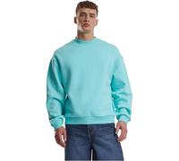 Urban Classics Sweatshirt Fluffy Crewneck – Relaxed Fit, 70% Baumwolle/30% Polyester – Berylblau M