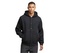 Urban Classics Men's TB7316-Fluffy Fleece Hoodjacket Hooded Sweatshirt, Black, L