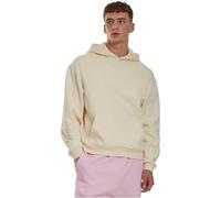 Kapuzensweatshirt URBAN CLASSICS "Urban Classics Fluffy Hoody", Herren, Gr. 5XL, beige (sandweiß), 70% Baumwolle, 30% Polyester, unifarben, Langarm, Sweatshirts (89842929-5XL) sandweiß