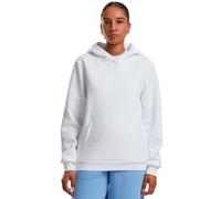 lässiger Urban Classics Damen Hoodie Rippbündchen Kapuze 330 g/m² mit Baumwolle Weiß S