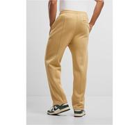 Stoffhose URBAN CLASSICS "Urban Classics Fluffy Pintuck Trackpants", Herren, Gr. S, US-Größen, unionbeige, 61% Viskose, 34% Polyimid, 5% Elasthan, normal, Hosen Stoffhose (58209059-S) unionbeige