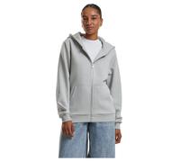 Urban Classics Cardigan Ladies Fluffy Zip Cardigan Damen XS Grau (lightasphalt) 70% Baumwolle