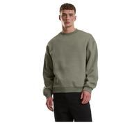 bequemes URBAN CLASSICS Herren Sweatshirt Rippbündchen 330 g/m² mit Baumwolle Grün XXL