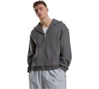 Urban Classics Herren Kapuzenpullover Fluffy Zip Hoody, Flauschiger Kapuzenpullover mit Reißverschluss, Zip Hoodie für Männer, Oversize Fit