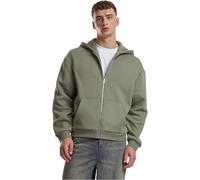 Urban Classics Fluffy Zip Hoodie in Gr. XL in Olive
