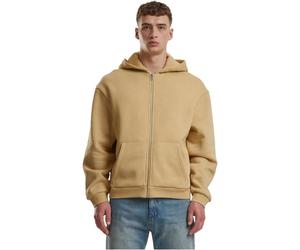 Urban Classics Fluffy Zip Hoody Sweat & Fleece - Kapuzenjacke mit Reißverschluss unionbeige Größe M