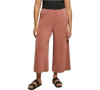 Urban Classics Frauen Hose Ladies Modal Culotte, lässige Culotte für Frauen, 3/4 Länge, mit Gummibund, terracotta, XS
