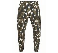 Urban Classics Männer Cargohose Geometric Stretch Twill in camouflage W 34 camouflage