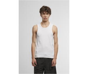 Urban Classics Geripptes Unterhemd 2er-Pack weiß+weiß XL