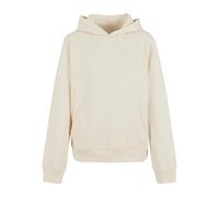 Urban Classics Hoodie Mädchen Light Terry Oversized – 100% Baumwolle – whitesand Gr. 134/140