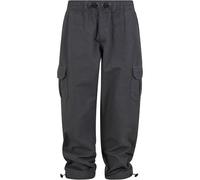 Urban Classics Mädchen Cargohose Ripstop – Baggy, elastische Taille, Darkstone 110/116