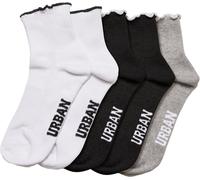 Urban Classics Girly Small Edge Socks 4-Pack TB5184 Multicolor-35-38