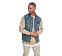 Urban Classics Denim Vest Herren-Weste - hellblau M