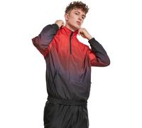 Urban Classics - Gradient Pull Over Jacket Black/Red - Jacke - Schwarz - XXL - 100% Polyester Schwarz XXL