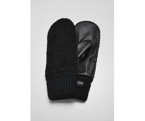 Urban Classics Handschuhe Sherpa Imitation L. Gloves Black-S/M