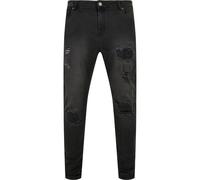 Urban Classics Heavy Destroyed Jeans 28 Real Black Heavy Destroyed Washed
