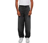 Urban Classics Jeans Heavy Ounce Baggy Fit Herren 100% Baumwolle Black Washed Größe 38