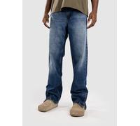 Urban Classics Heavy Ounce Straight Fit Zipped Jeans new midblue washed Herren Gr. 36