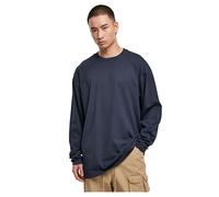 Urban Classics Heavy Oversized Garment Dye Longsleeve in Gr. M in Blau