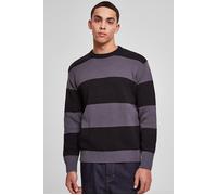 Urban Classics Heavy Oversized Striped Sweatshirt in Gr. L in Grau