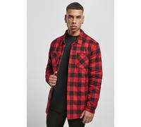 Urban Classics Padded Check Flannel Shirt in Gr. S in Schwarz