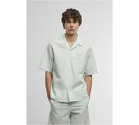 Urban Classics Hemd Relaxed Seersucker Short Sleeve Shirt TB6409 Frostmint-5XL