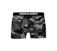 Urban Classics Herren 2-Pack Camo Boxer Shorts Boxershorts, per pack Mehrfarbig (dark camo 00784), Small (Herstellergröße: S)