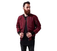 Urban Classics Bomber Jacke 2-Tone Bomber Jacket Burgundy/Black-4XL