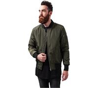 Urban Classics Herren Bomberjacke 2-Tone Olive/Schwarz Größe S
