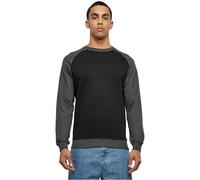 Urban Classics T-Shirt 2-Tone Raglan Langarm Herren Schwarz/Weiß L