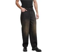 Urban Classics - 90‘s Black 2000 Washed - Jeans - Schwarz - W32 - 100% Baumwolle,Denim Schwarz W32