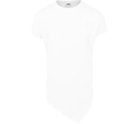 Urban Classics Herren Asymetric Long Tee T-Shirt, Weiß (White 220), XL