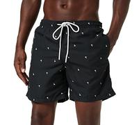 Urban Classics Embroidery Swim Shorts in Gr. XXL in Schwarz