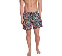 Urban Classics Basic Badeshorts S Black / Multicolor