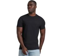 Urban Classics Herren Basic Tee 3-Pack T-Shirt, Mehrfarbig (Black/White/Grey 01563), Small (Herstellergröße: S) (3er Pack)
