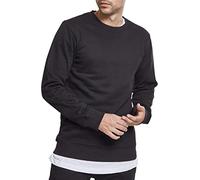 URBAN CLASSICS Sweatshirt »Basic Terry Crew«, schwarz