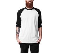 Urban Classics Männer T-Shirt Contrast 3/4 Sleeve Raglan in weiß XXL weiß