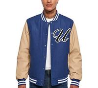 Urban Classics Men's Big U College Jacket Jacke, spaceblue, M