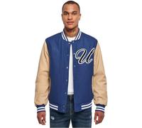 Urban Classics Big U College Jacket in Gr. S in Blau