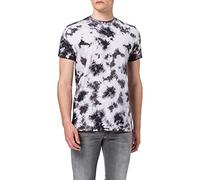 Urban Classics Black Tie Dye Tee in Gr. L in Schwarz