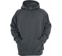 Urban Classics Herren Blank Hoody Kapuzenpullover, Charcoal, XL