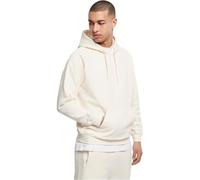 Urban Classics Herren Blank Hoody - Locker Geschnittener Kapuzenpullover mit Kängurutasche und Verstellbarer Kapuze für Freizeit Alltag Sport und Streetwear,Whitesand,XXL