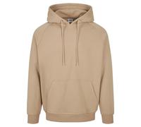 Urban Classics Herren Blank Hoody - Locker Geschnittener Kapuzenpullover mit Kängurutasche und Verstellbarer Kapuze für Freizeit Alltag Sport und Streetwear,Unionbeige,3XL