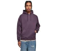 Urban Classics Herren Blank Hoody - Locker Geschnittener Kapuzenpullover mit Kängurutasche und Verstellbarer Kapuze für Freizeit Alltag Sport und Streetwear,Purplenight,S