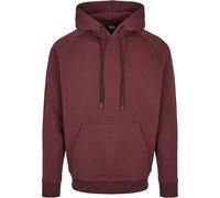 Urban Classics Kapuzenpullover Blank Hoody Herren, locker, Kängurutasche, verstellbare Kapuze, Rot XL
